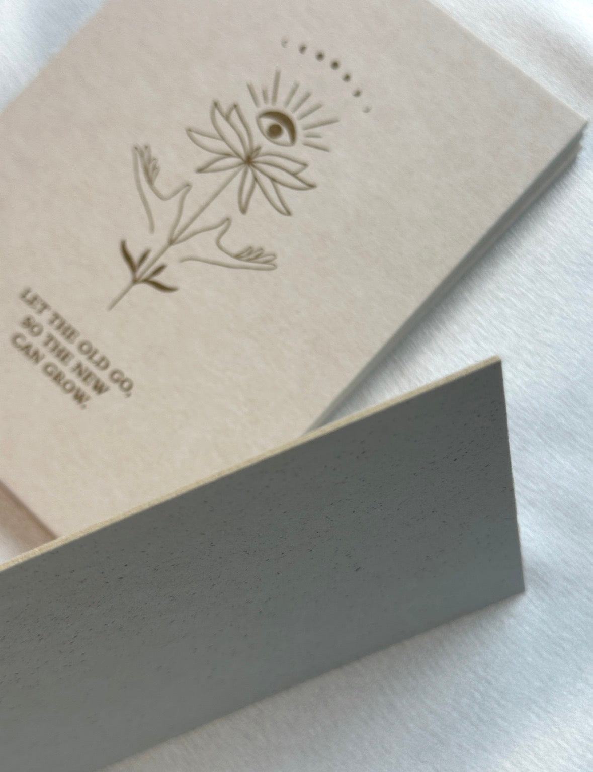 Let the old go, so the new can grow | Card