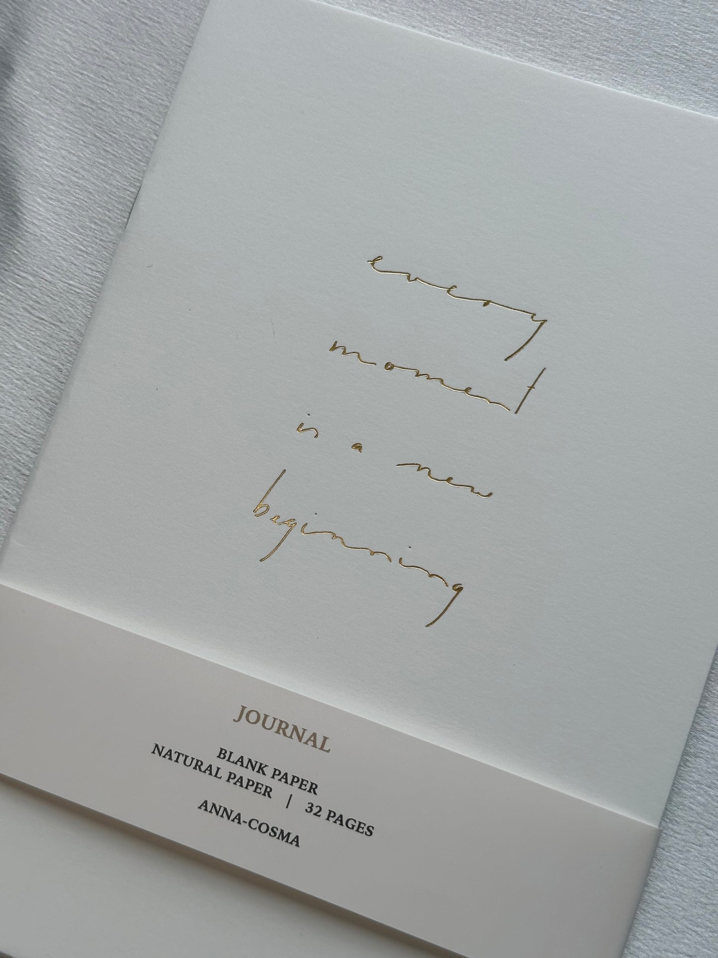 Every moment is a new beginning | Notebook