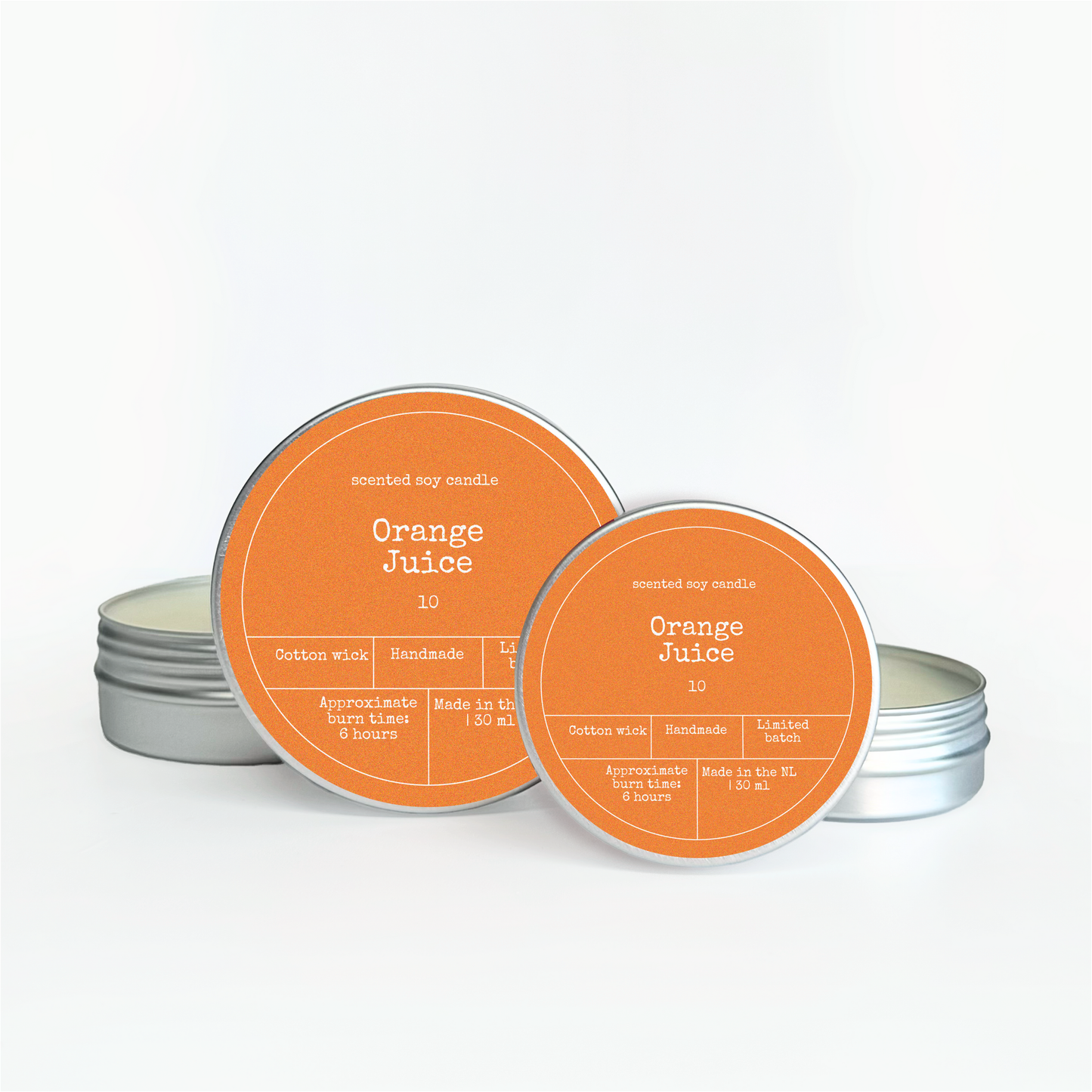 Soy wax scented candle | Orange juice