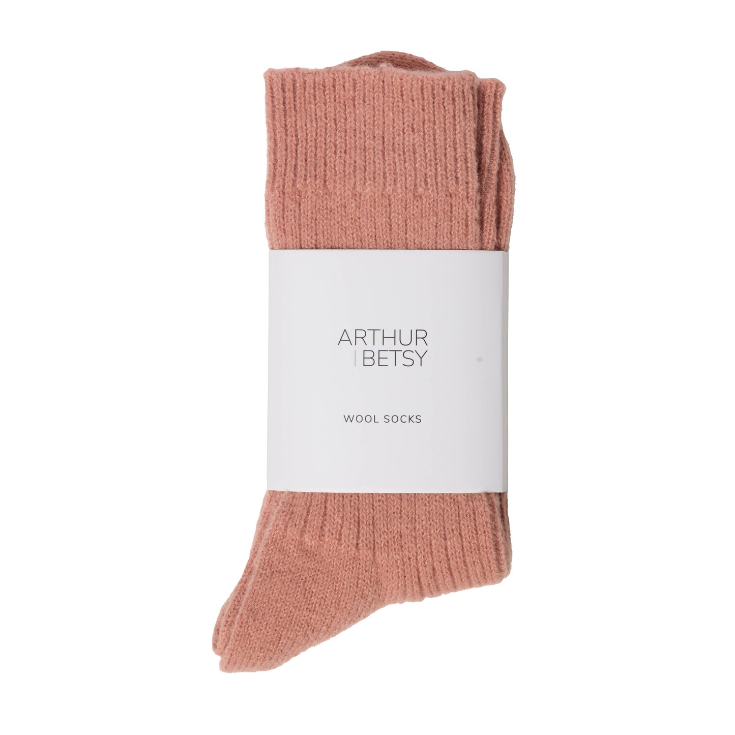 Muted rose socks alpaca wool