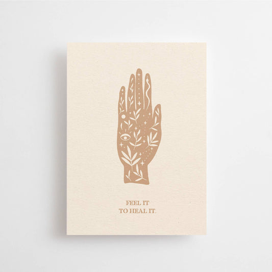 Feel it to heal it | Mini Card