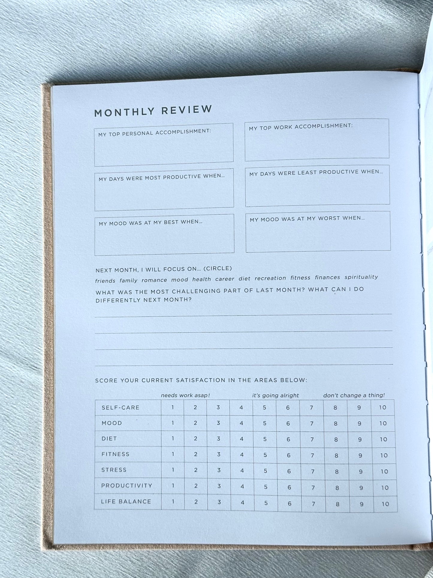 Self-Care Planner | Deluxe